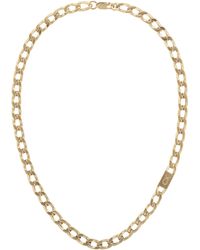 Calvin Klein - Jewelry Chain Link Necklace Color: Yellow Gold - Lyst