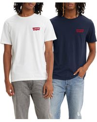 Levi's - 2-Pack Crewneck Graphic Tee T-Shirt - Lyst
