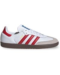 adidas - White And Better Scarlet Samba Og Trainers - Lyst