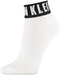 Calvin Klein Modern Logo Quarter Sock - Bianco