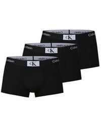 Calvin Klein - Pantaloncini Boxer Confezione da 3 Uomo Low Rise Trunks Elasticizzati - Lyst