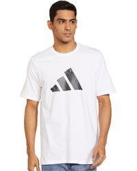 adidas - Inline Basketball Graphic Tee T-shirt - Lyst