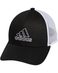 adidas - Mesh Back Structured Low Crown Snapback Adjustable Fit Cap - Lyst
