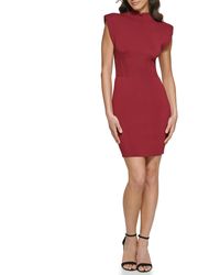 Guess - S Knit Mock Neck Cocktail Dress - Lyst