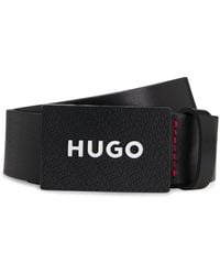 HUGO - Black Men's Business Belts Size 36 - Lyst