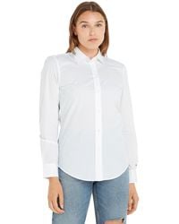 Tommy Hilfiger - Chemise Organic Cotton Poplin Regular-Fit ches Longues - Lyst