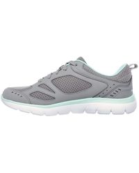 Skechers - Breathable Mesh Sports Shoes - Ladies Athletic Footwear - Size Uk 5 / Eu - Lyst