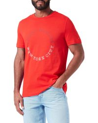 Tommy Hilfiger - Monotype Roundle Tee S/s T-shirts - Lyst