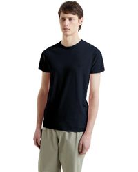 French Connection - Short Sleeve Regular Fit Logo Crew Neck Tshirt-black-large - Lyst