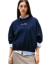 Tommy Hilfiger - Classic Script Terry Sweatshirt Ww0ww48269 Pullover Sweatshirt - Lyst