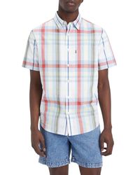 Levi's - Shortsleeve Sunset 1-pocket Standard Button Down Shirt - Lyst