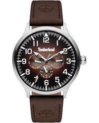 Timberland - S Analogue Quartz Watch With Leather Strap Tbl15270js.12 - Lyst