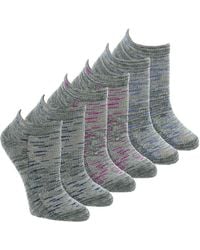 Skechers - Womens 6 Pack Low Cut Running Socks - Lyst