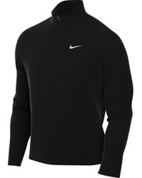 Nike - FQ2494-010 M NK DF Pacer TOP HZ T-Shirt Black/Reflective SILV Größe L - Lyst
