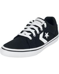 Converse - OX Sneaker schwarz/weiß EU40 Textil - Lyst
