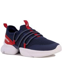 Nautica - Fashion Sneaker Lace-Up Jogger Running Shoe-Eriko-Red White Blue Size-7 - Lyst