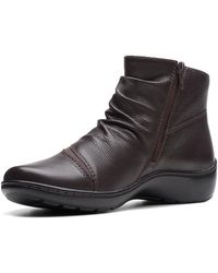 Clarks - Cora Derby Ankle Boot - Lyst