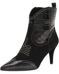 Vince Camuto - Footwear Saiovell Stiletto Heel Western Bootie Ankle Boot - Lyst