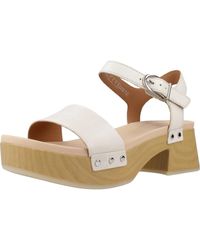 Clarks - Sivanne Bay Leather Sandals In Standard Fit Size 6 - Lyst