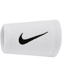 Nike - (ナイキ) Elite Double Wide Wristband White Black - Lyst