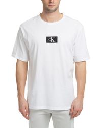 Calvin Klein - Hombre Camiseta ga Corta Cuello Redondo - Lyst