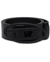 DIESEL - Oval Logo Belt - Lyst