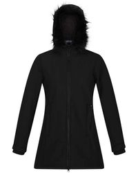 Regatta - S Fur Free Softshell Sunaree Jacket Black - Lyst