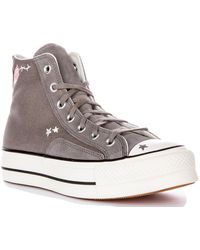 Converse - Baskets Grises Chuck Taylor All Star Lift Gris 39-1/2FR - Lyst