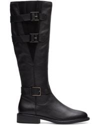 Clarks - Cologne Up Knee High Boots - Lyst