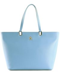 Tommy Hilfiger - TH Timeless Tote M Vessel Blue - Lyst