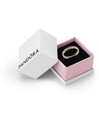 PANDORA - Band Of Hearts Ring - Lyst