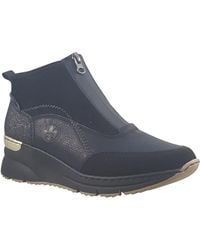 Rieker - N6361 Sneaker-Stiefel mit Keilabsatz und Reißverschluss - Lyst