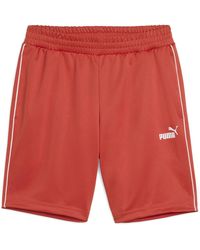 PUMA - S Sport Poly Shorts 9 Jogger Red Fire Xl - Lyst
