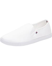 Tommy Hilfiger - Canvas Sneaker Canvas Slip-On Sneaker Slipper - Lyst