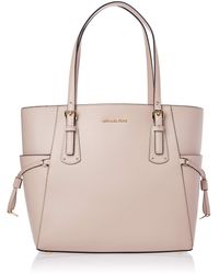 voyager small crossgrain leather tote