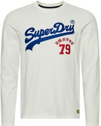 Superdry - Vintage Vl Interest Long Sleeve T-shirt - Lyst