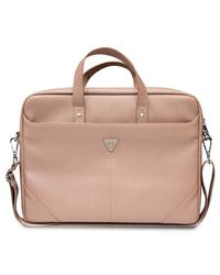 Guess - Mixte Saffiano Hot Stamp Triangle Logo Sac - Lyst