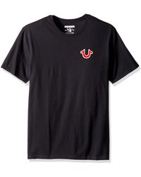 red white and blue true religion shirt