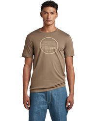 G-Star - Chest Graphic Slim T-Shirt - Lyst