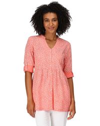 Regatta - Ladies Nemora Long Sleeve Shirt Shell Pink Bird 16 - Lyst