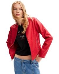 Desigual - Jacket_Toronto teau tissé en polyuréthane pour - Lyst