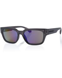 Superdry - Sds 5004 S Sunglasses 108 Matte Grey/oil Slick Mirror - Lyst