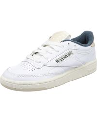 Reebok - Club C 85 Laufschuhe Sneaker,Ftwwht Hooblu Stucco,40.5 EU - Lyst