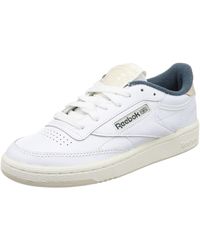 Reebok - Club C 85 Sneaker Sneaker,ftwr Witte Hoepels Blauw F23 Stucwerk,35 Eu - Lyst