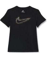 Nike - DX1712-010 G NSW Tee BF Shine T-Shirt Schwarz Größe XS - Lyst