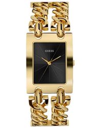 Guess - Analog Quartz Watch With Stainless Steel Strap U1117l5 - Lyst