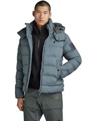 G-Star - G-star G-whistler Gewatteerde Jas Met Capuchon Voor - Lyst