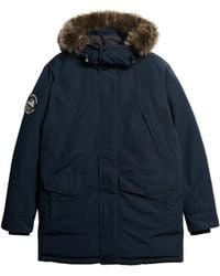 Superdry - Everest Faux Parka Jacket - Lyst