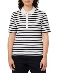 Tommy Hilfiger - 1985 Piqué Stripe Polo Short-sleeve Polo Shirt Regular Fit - Lyst