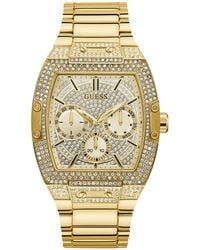 Guess - Quartz Watch With Stainless Steel Bracelet - Lyst